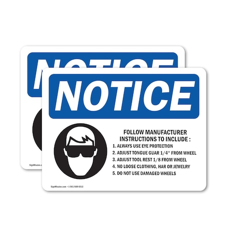Signmission Safety Culture Sign, 24 in Width, Vinyl Decal, Rectangle OS-2PACK-NS-D-1824-L-12808
